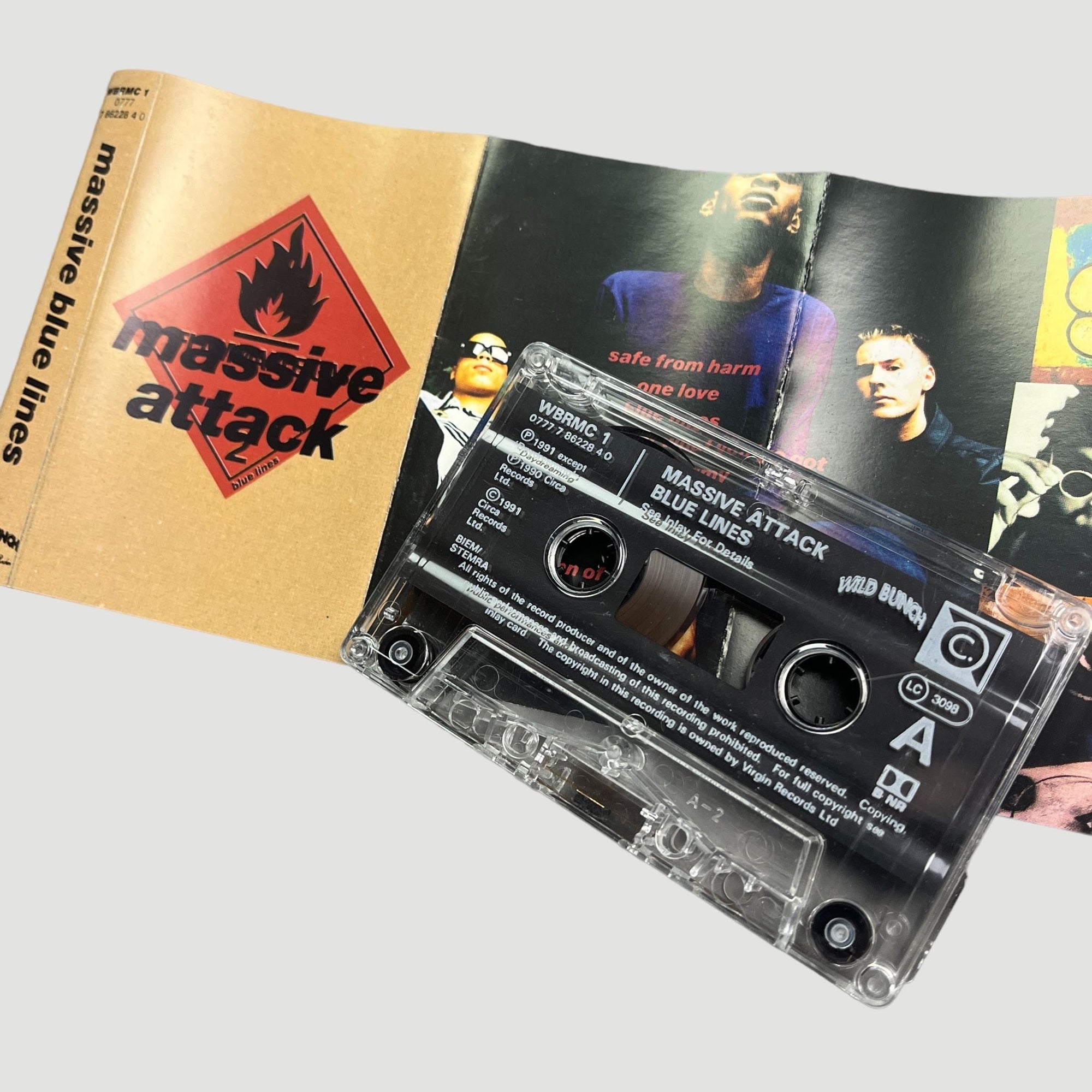 1992 Massive Attack Blue Lines Cassette