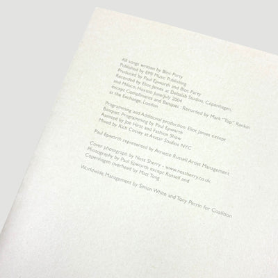 2005 Bloc Party Silent Alarm UK 1st Press LP