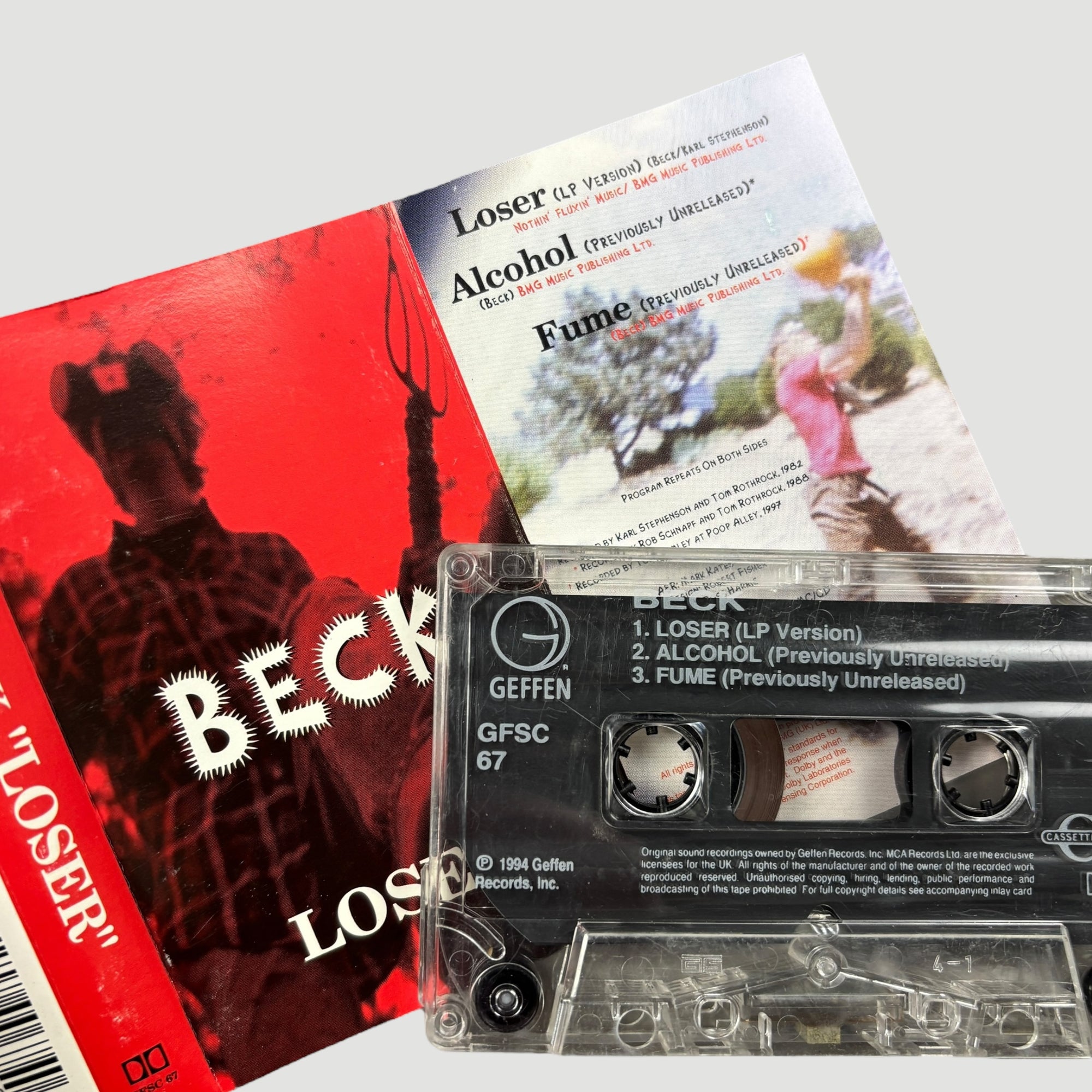 1994 Beck Loser UK Cassette Single