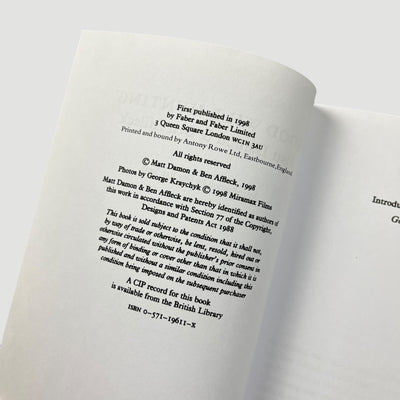 1998 Good Will Hunting Faber Screenplay