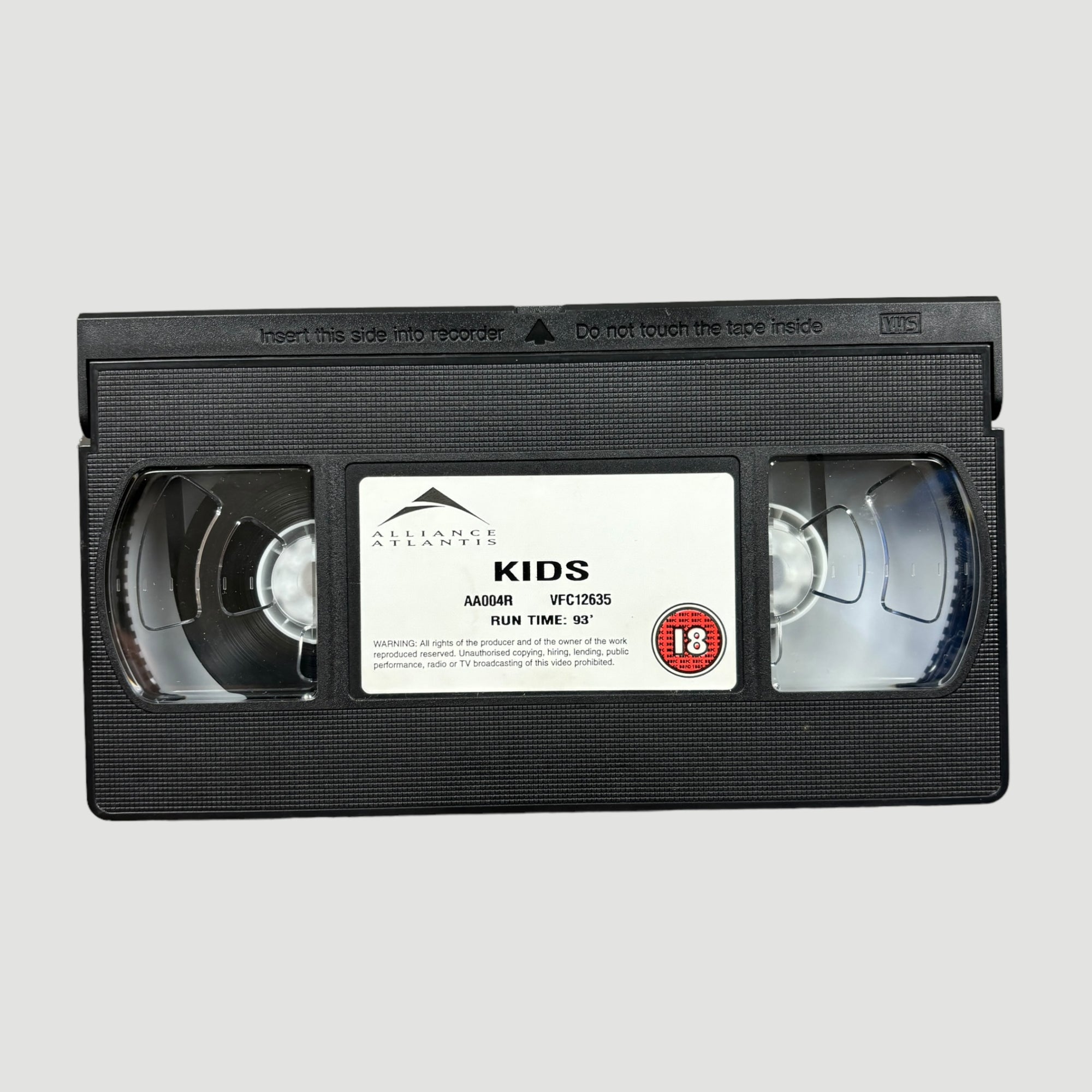 1996 Larry Clark 'KIDS' UK Ex Rental VHS