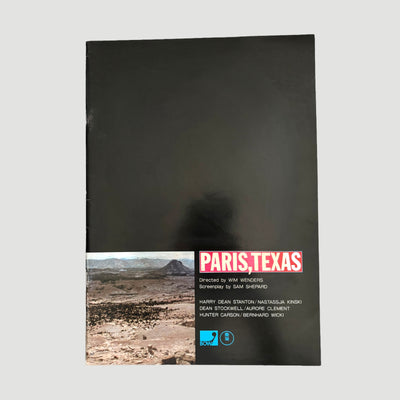 80's Paris, Texas Japanese Release Programme