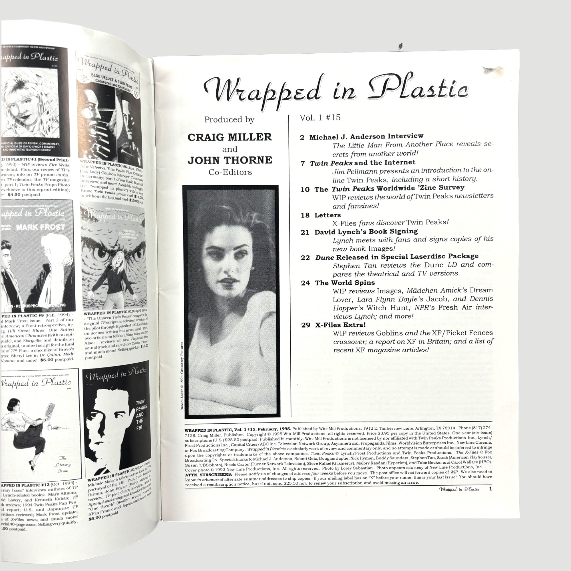 1991 Twin Peaks: Wrapped in Plastic Issue #15