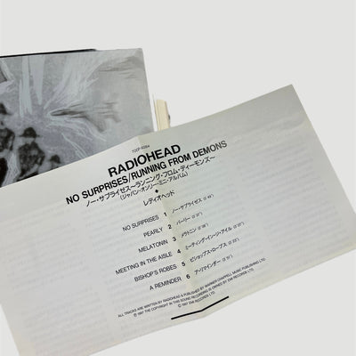 1998 Radiohead No Surprises/Running Against Demons JPN Mini Album