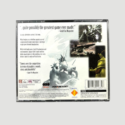 1997 Final Fantasy VII PlayStation 1 (US)