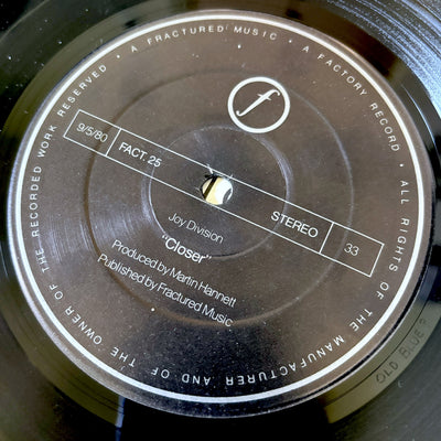 1980 Joy Division Closer Early UK Tranco Stereo Press