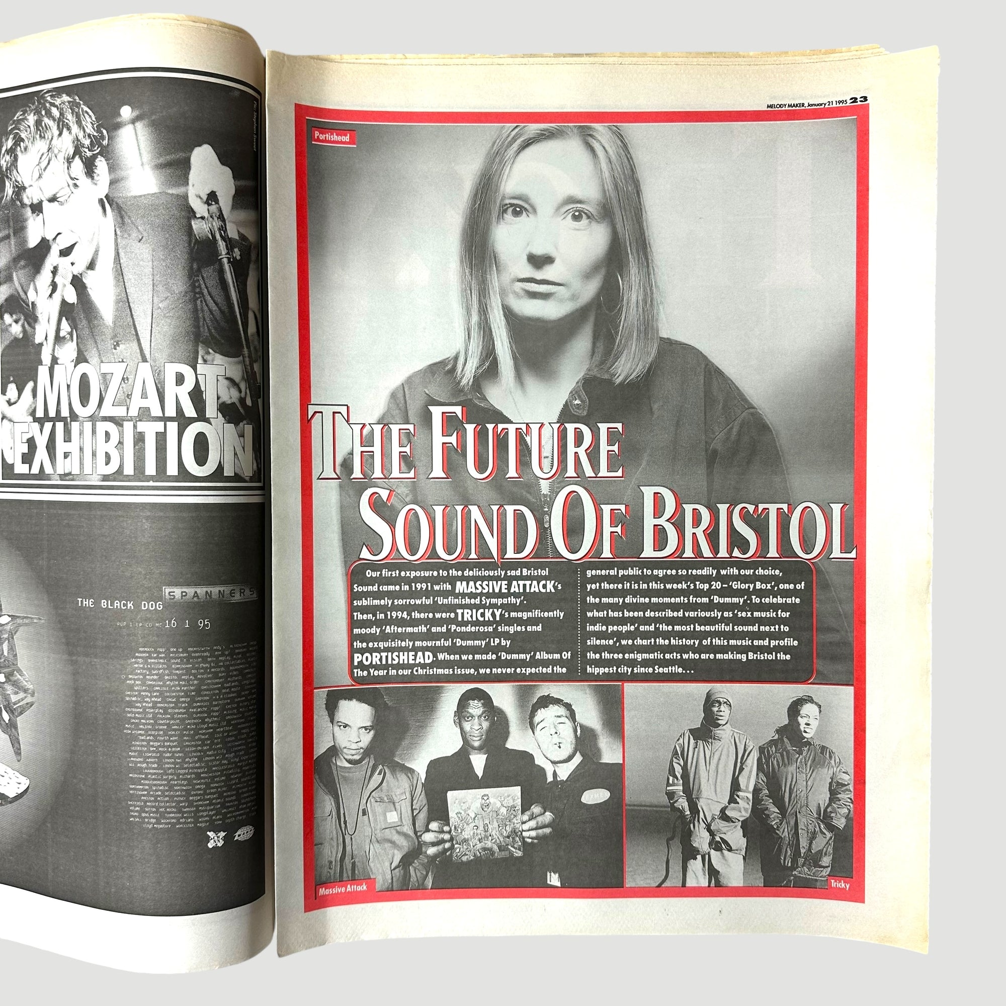 1995 Portishead / Sound of Bristol Melody Maker Issue