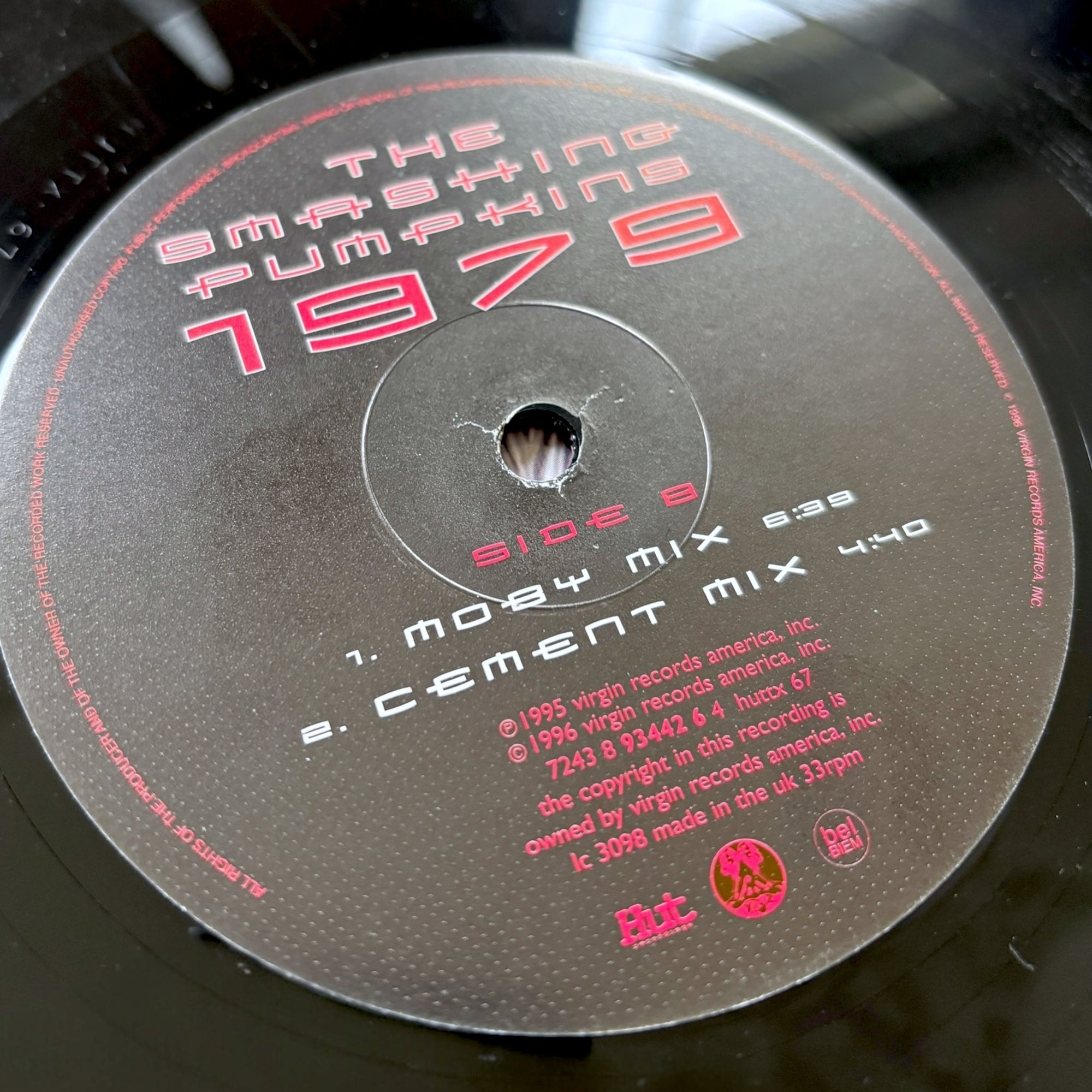 1996 The Smashing Pumpkins 1979 The Remixes UK 12" Single