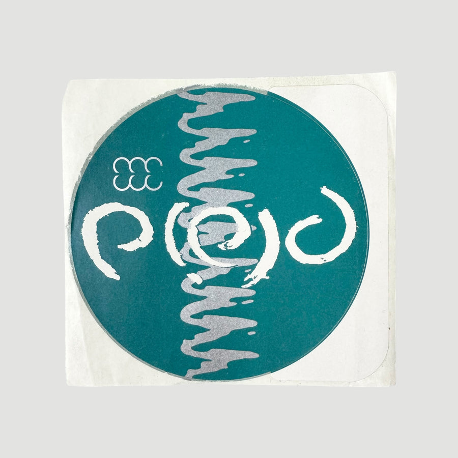 90's Plaid Warp Records Sticker