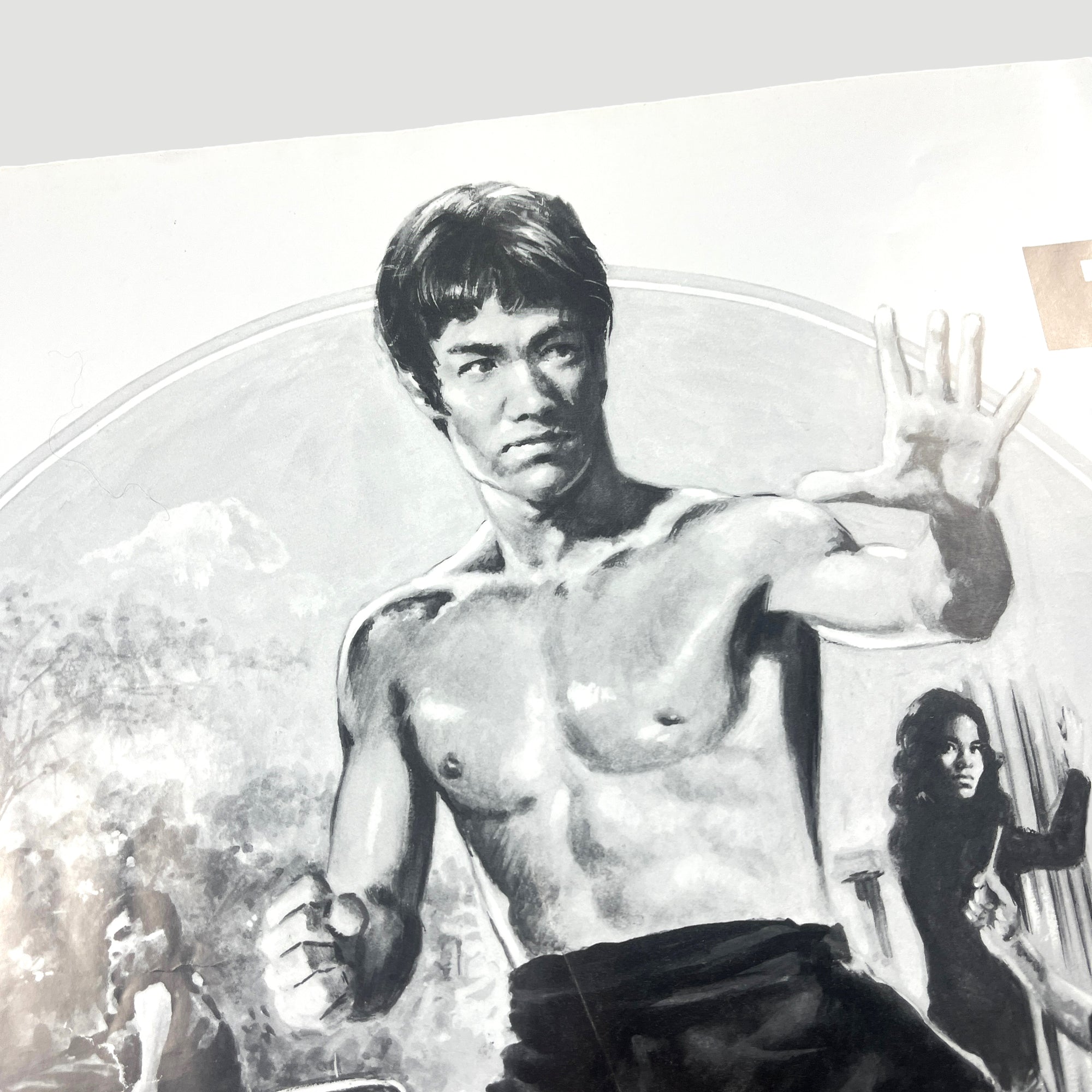 90's Bruce Lee The Way of the Dragon Poster