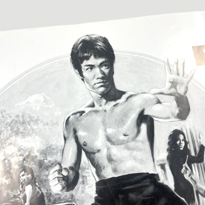 90's Bruce Lee The Way of the Dragon Poster
