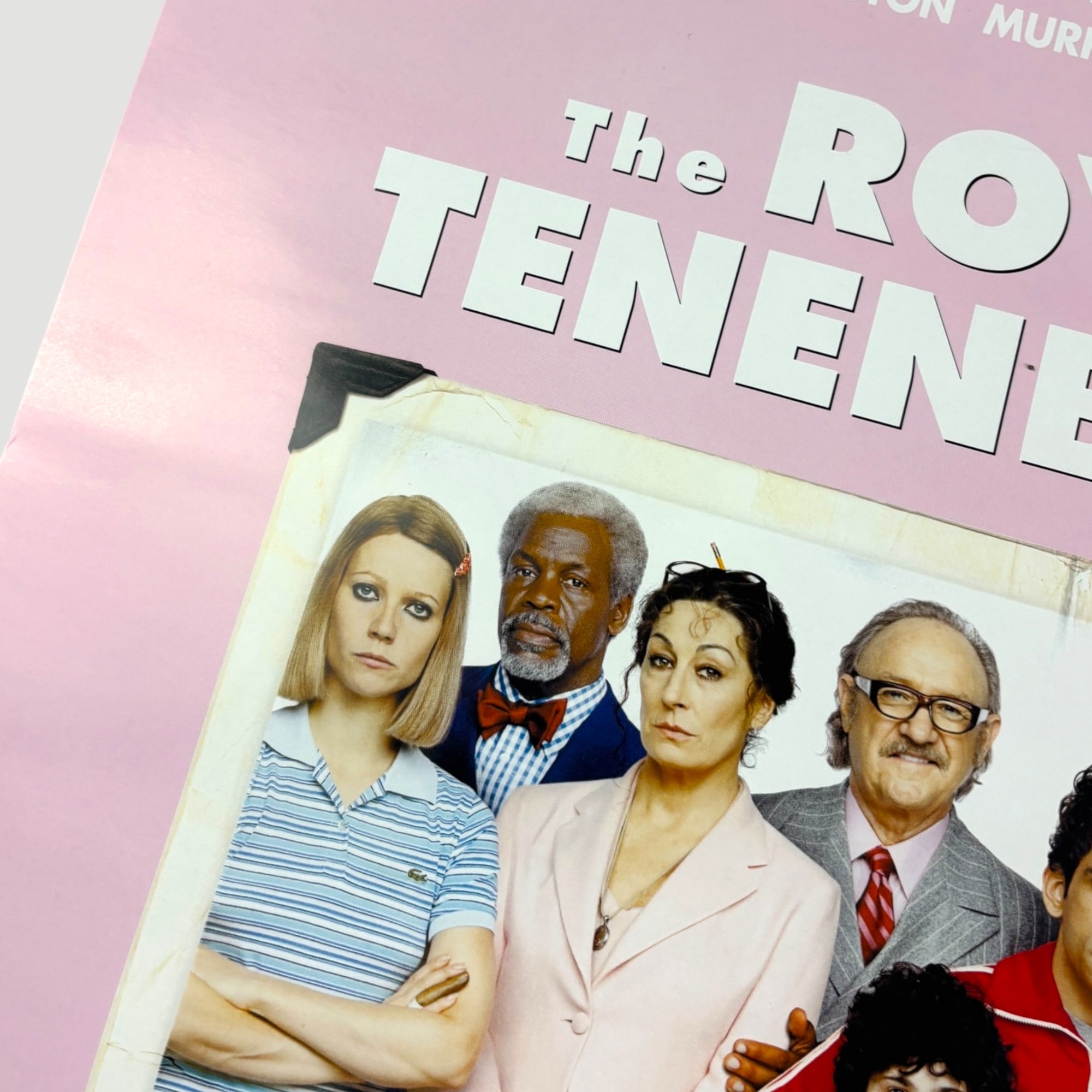 2001 The Royal Tenenbaums UK Store Poster