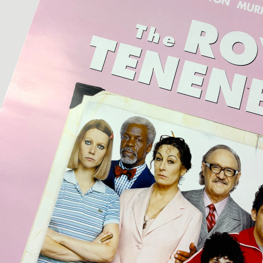 2001 The Royal Tenenbaums UK Store Poster