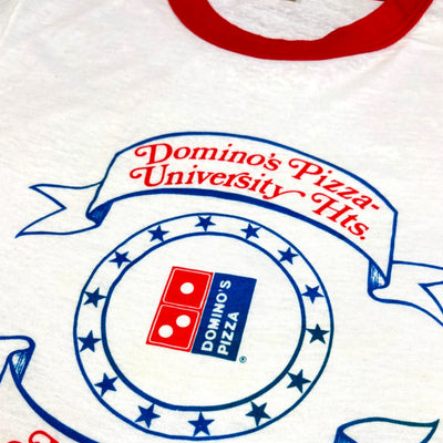 80's Domino’s University Ringer T-Shirt