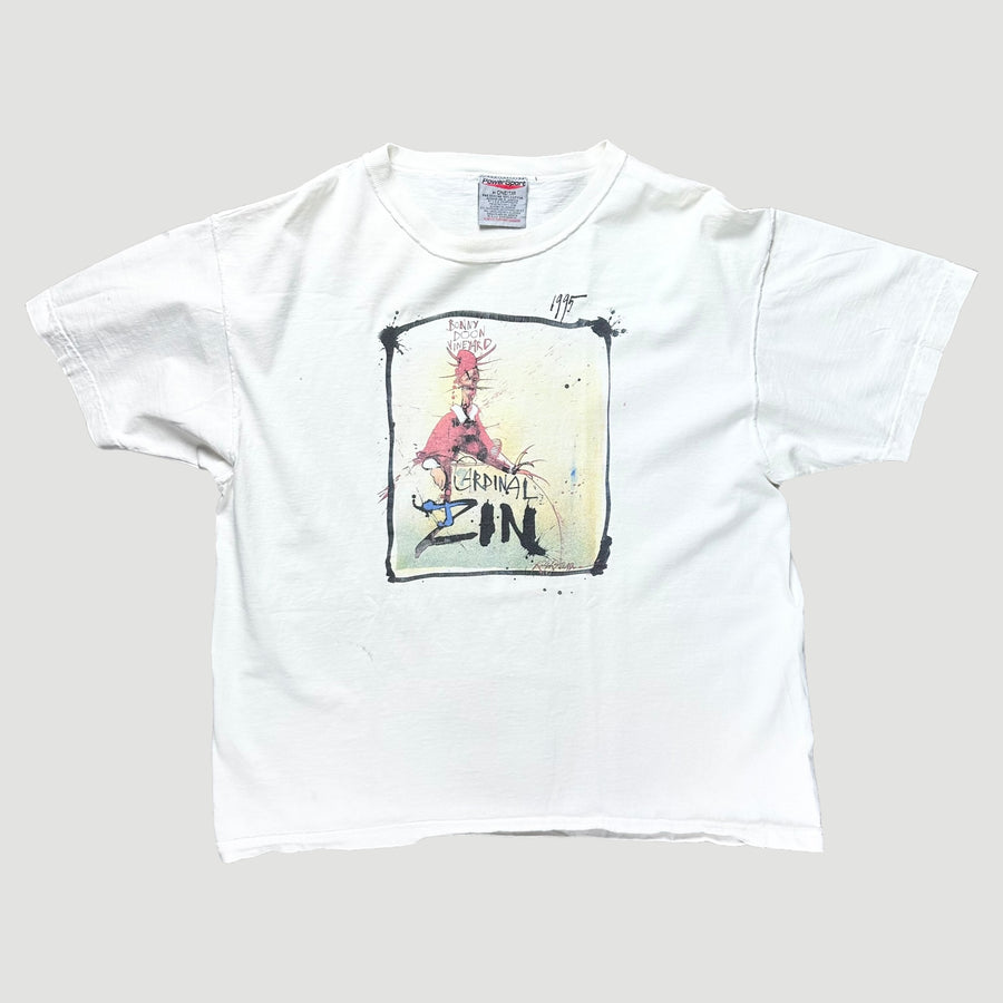 Mid 90's Ralph Steadman 'Cardinal Zin' T-Shirt
