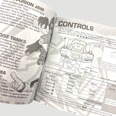 2000 Jet Set Radio UK Sega Dreamcast Game