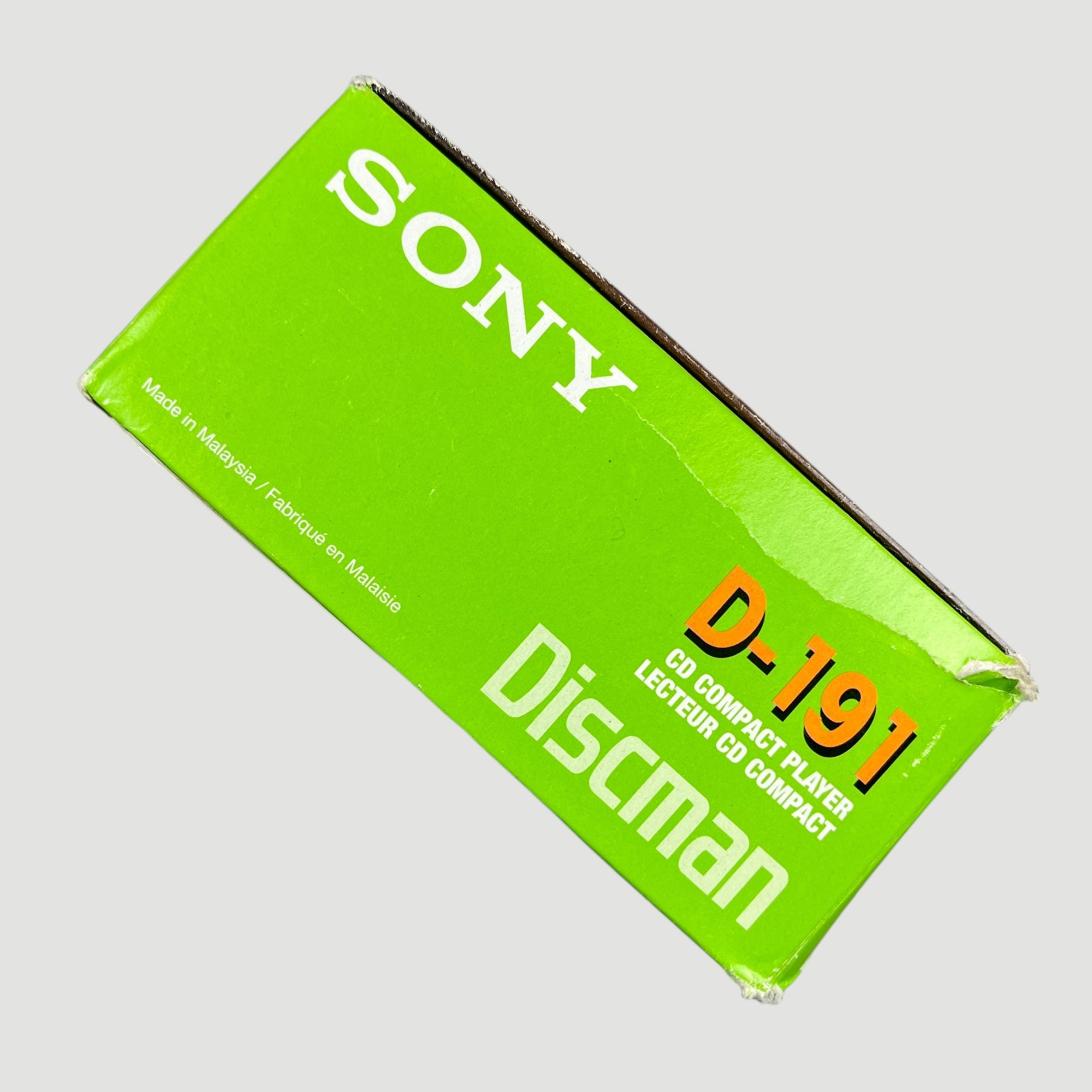 Mid 90's Sony Discman D-191 (Boxed)