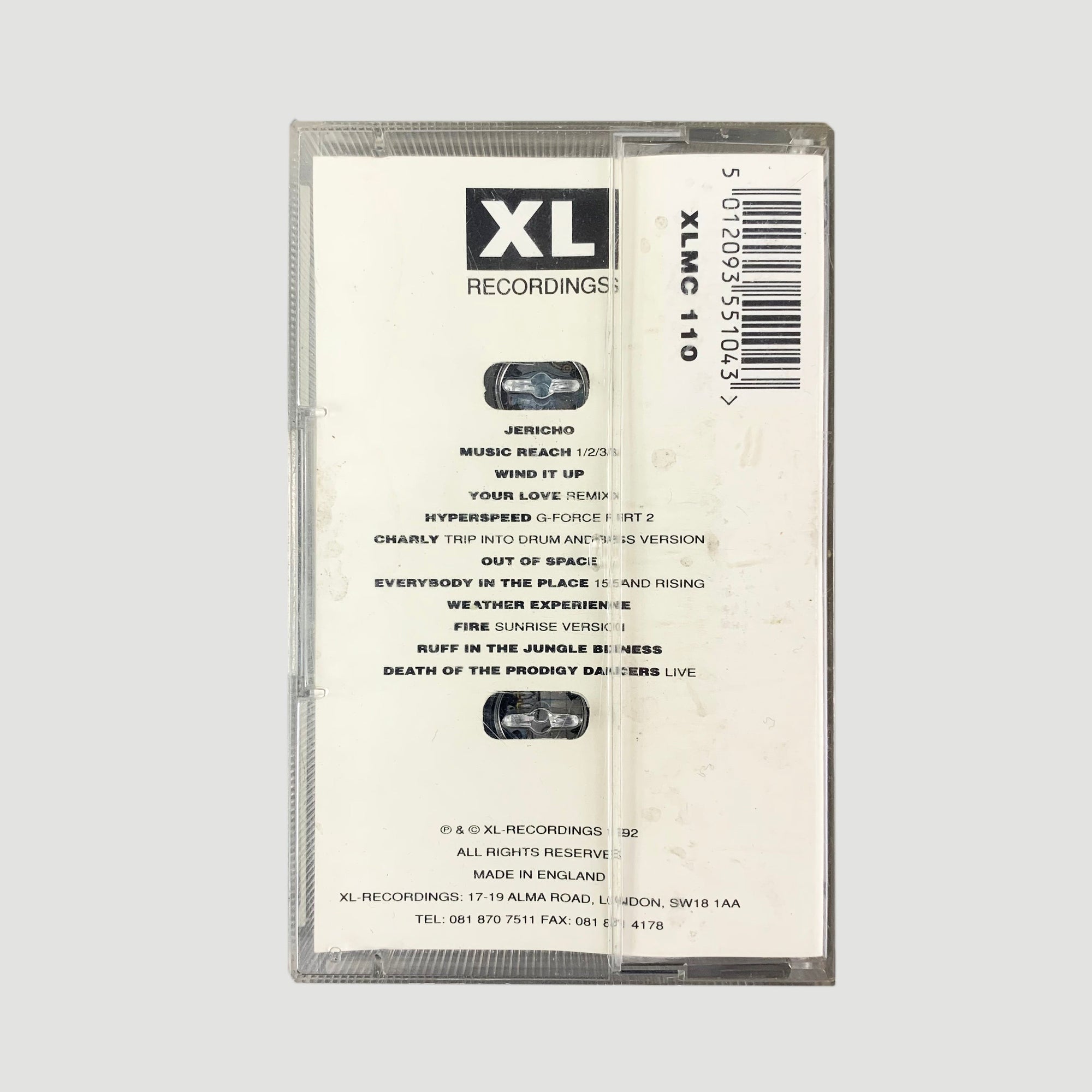 1992 The Prodigy 'Experience' Cassette