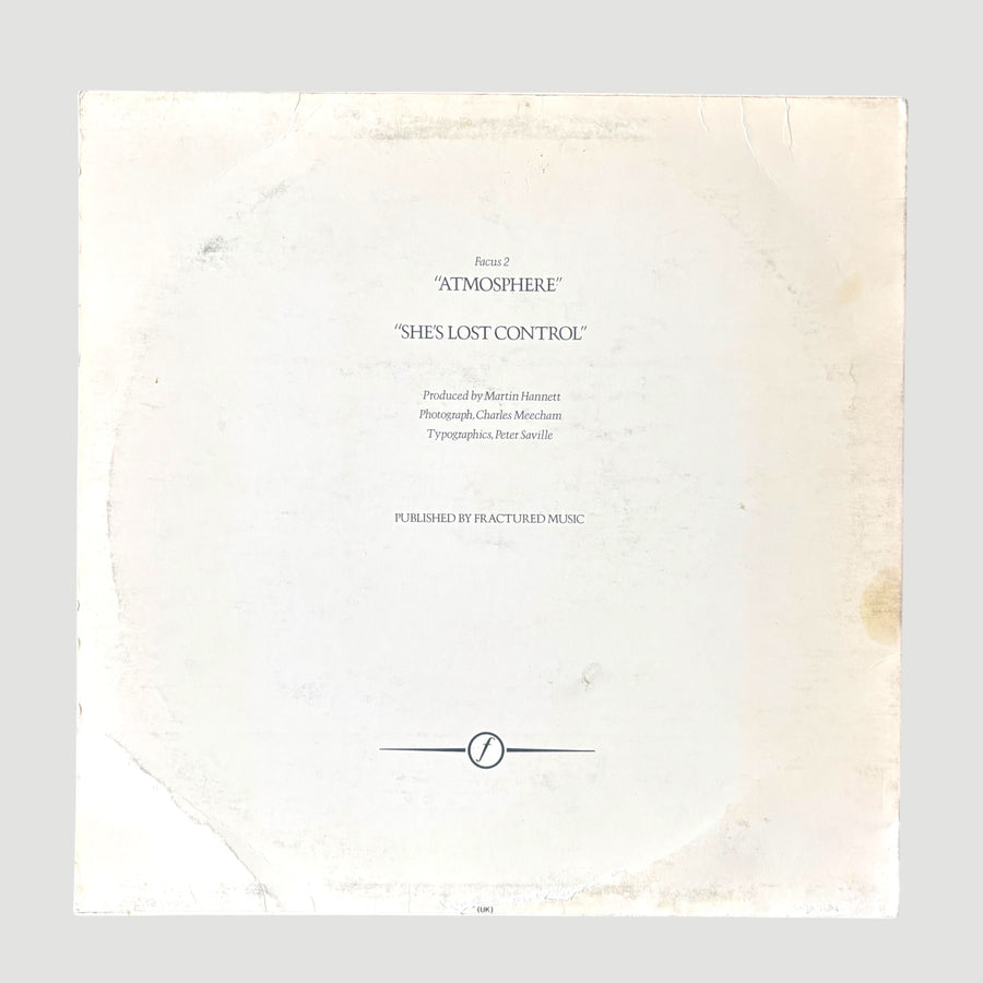 1980 Joy Division Atmosphere UK 12" Single