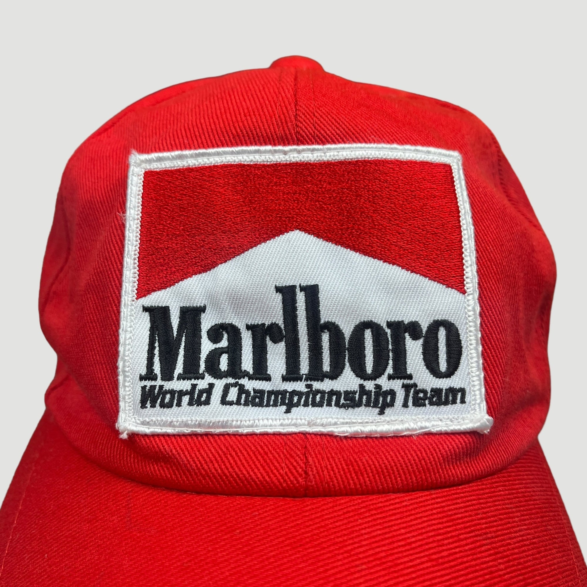 80's Marlboro Red Racing Snapback Cap