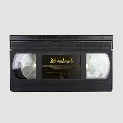 1995 Sepultura Third World Chaos VHS