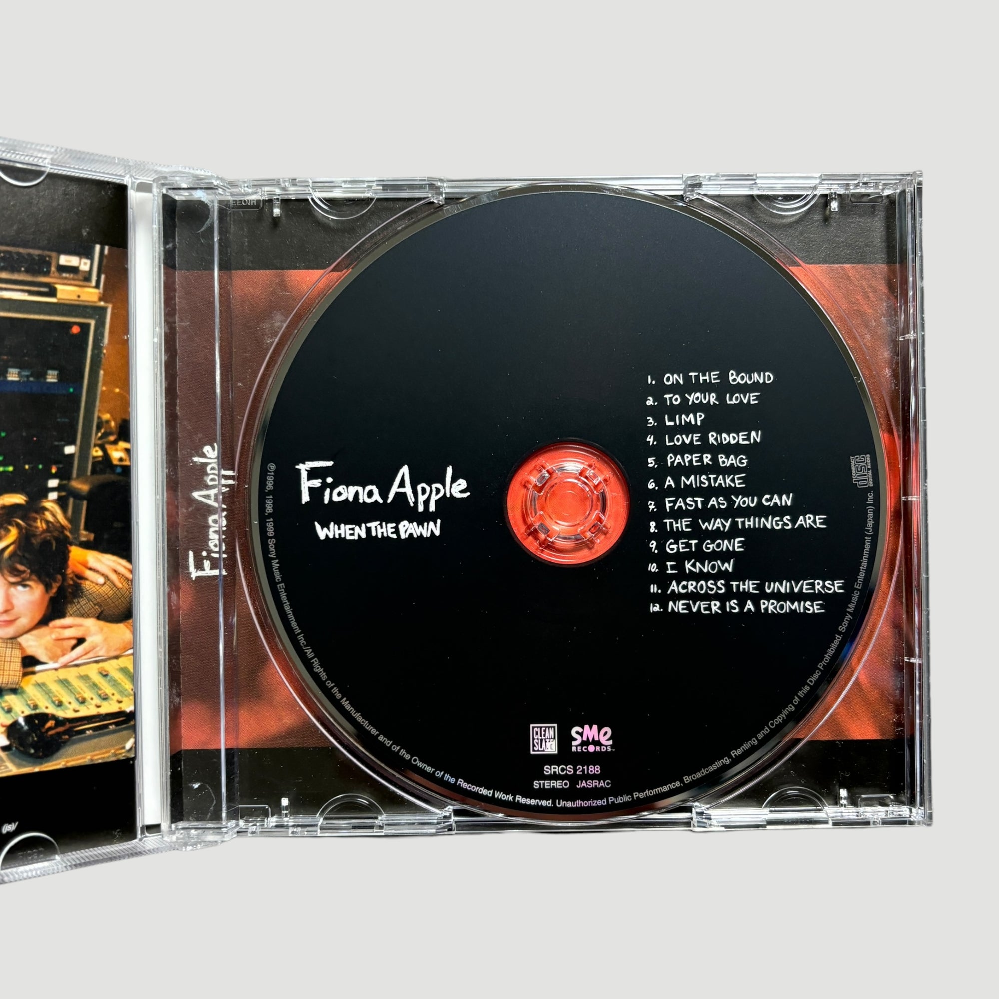 1999 Fiona Apple When The Pawn...Japanese CD