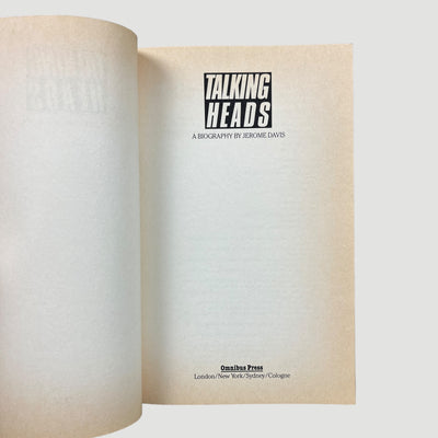 1987 Talking Heads A Biography Omnibus Press