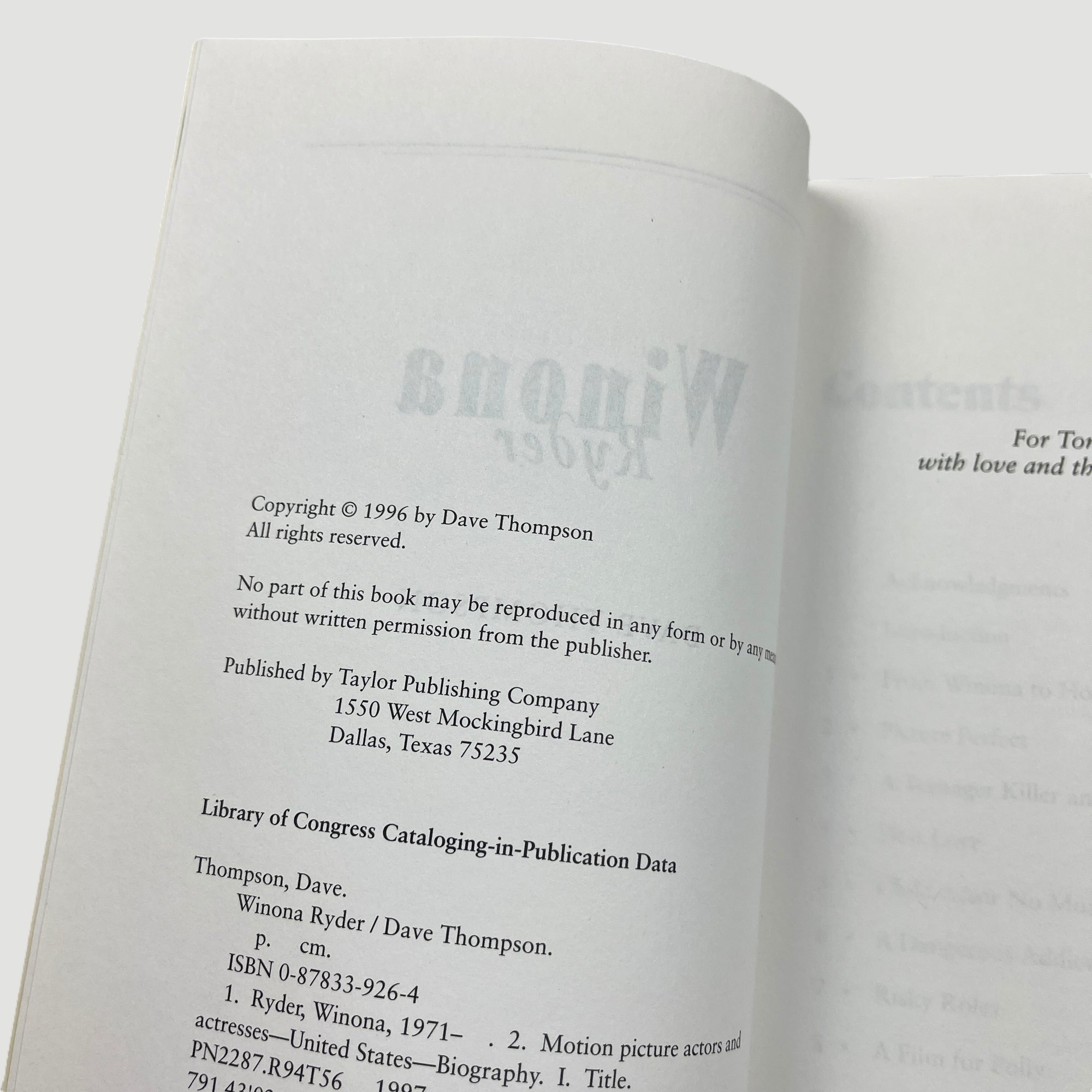 1996 Winona Ryder by Dave Thompson
