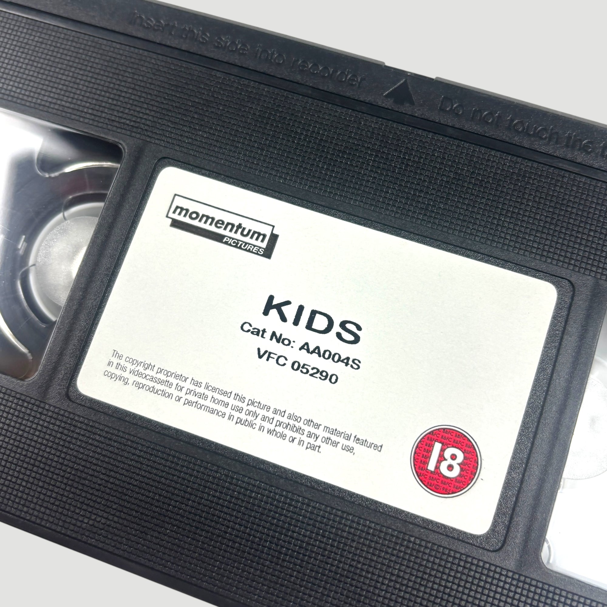 1996 Larry Clark KIDS UK VHS