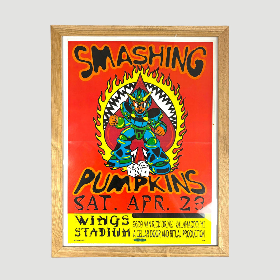 1995 The Smashing Pumpkins Guitar World Poster