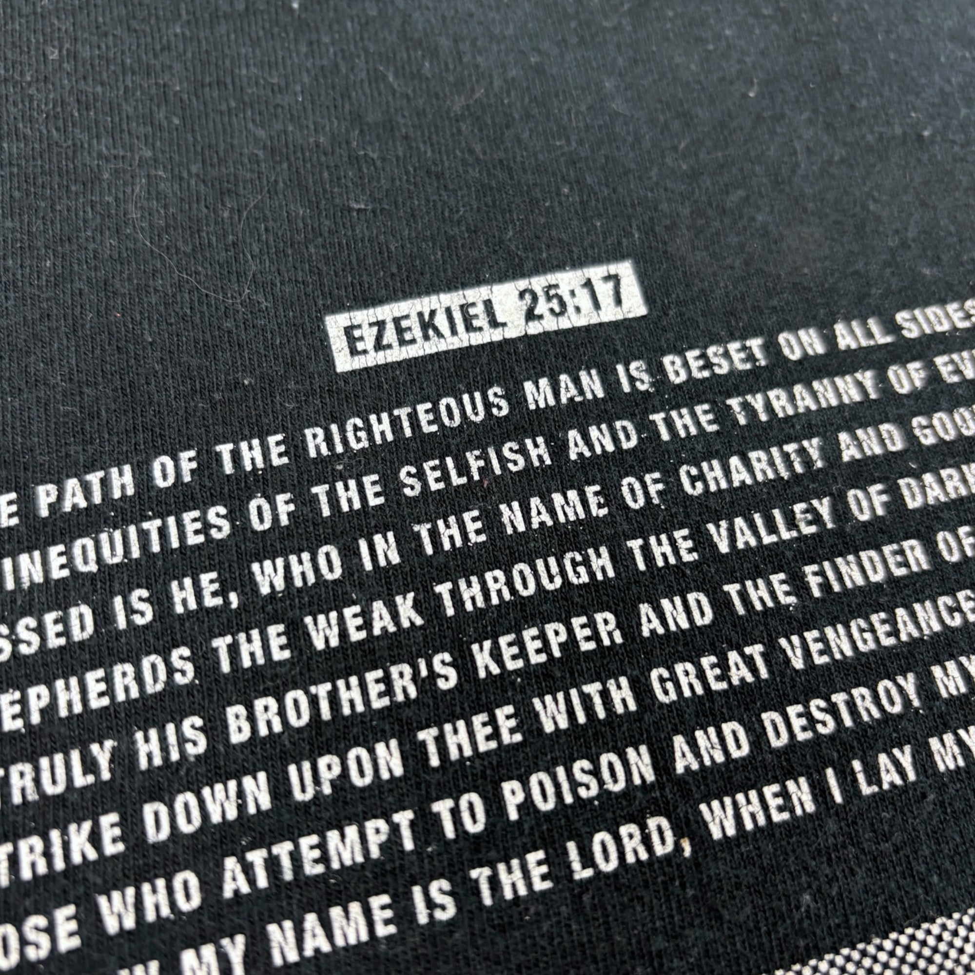 Early 00's Pulp Fiction Ezekiel 25:17 T-Shirt