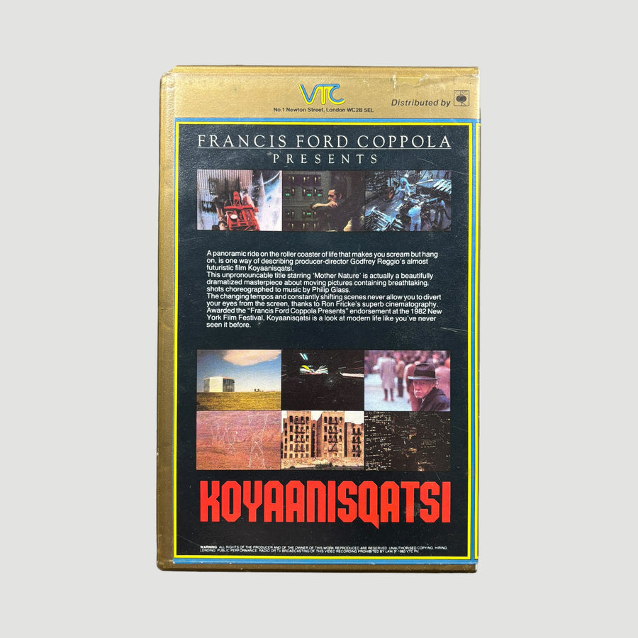 1983 Koyaanisqatsi Ex-Rental VHS