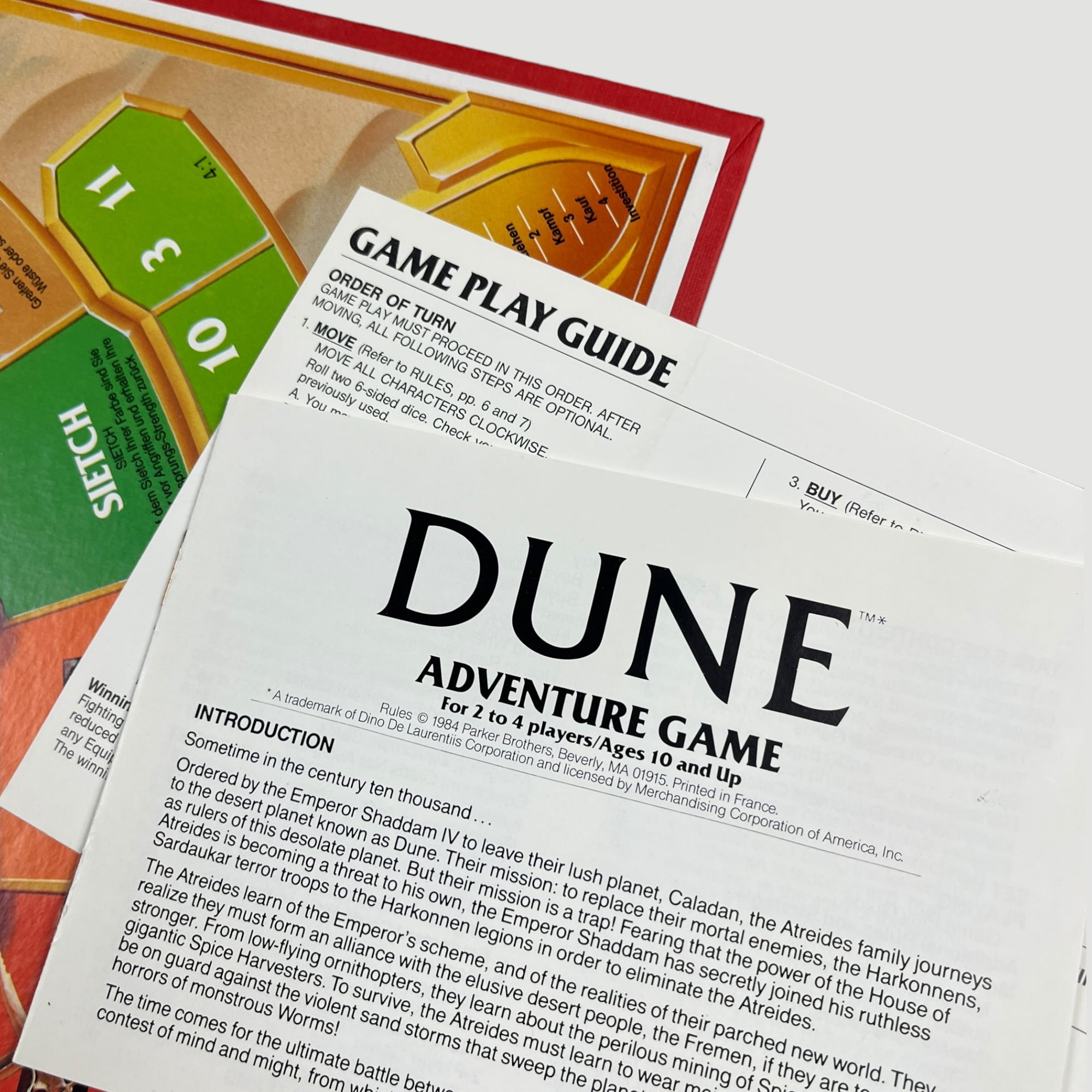 1984 Dune Board Game