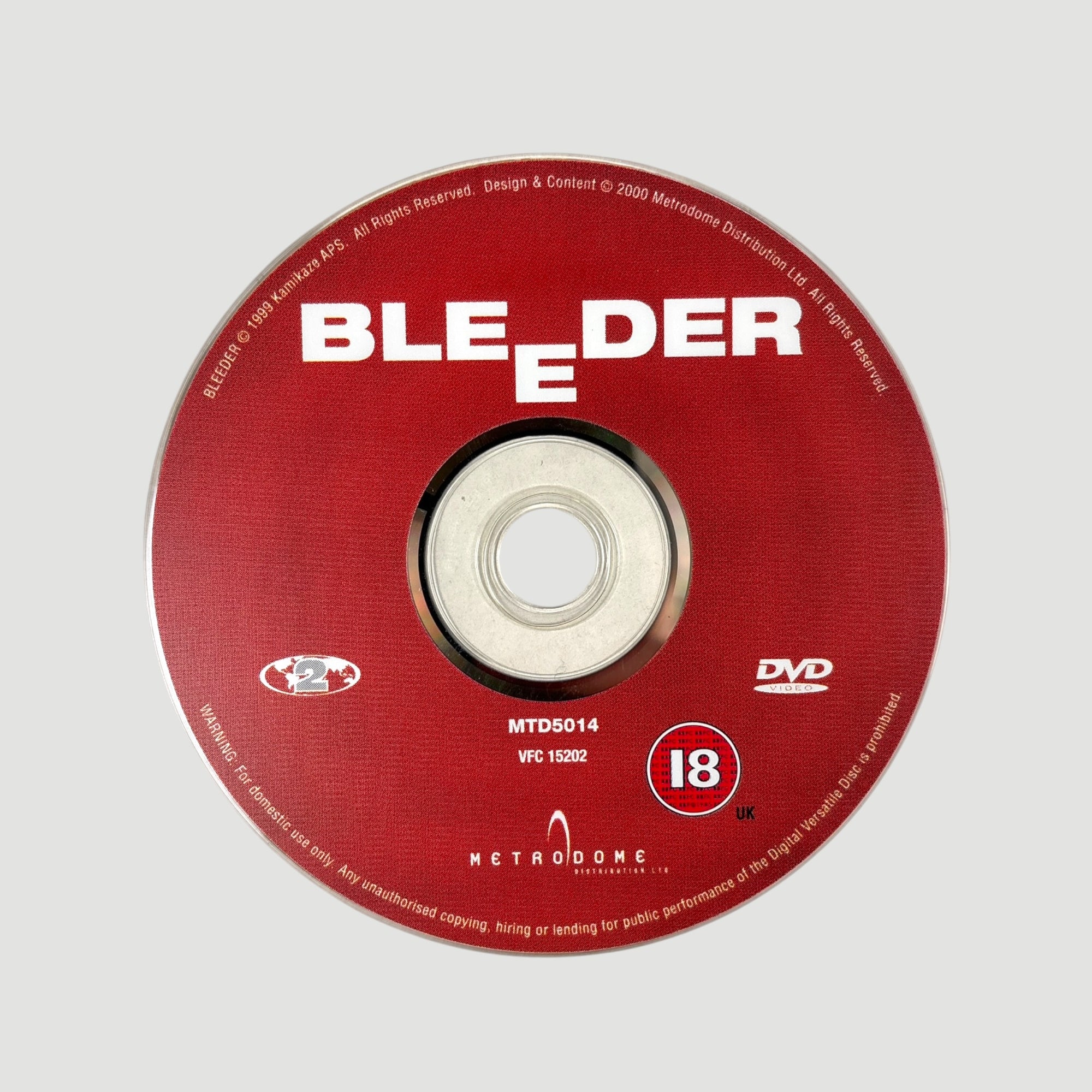 1999 Bleeder UK DVD