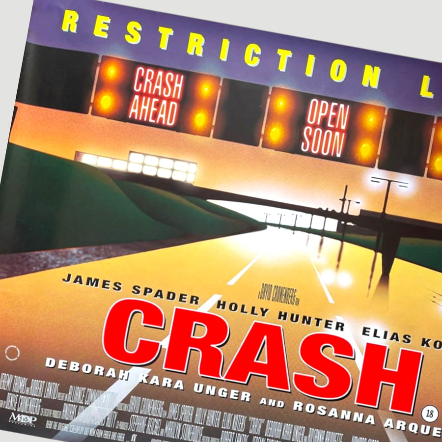1996 David Cronenberg Crash UK Quad Poster
