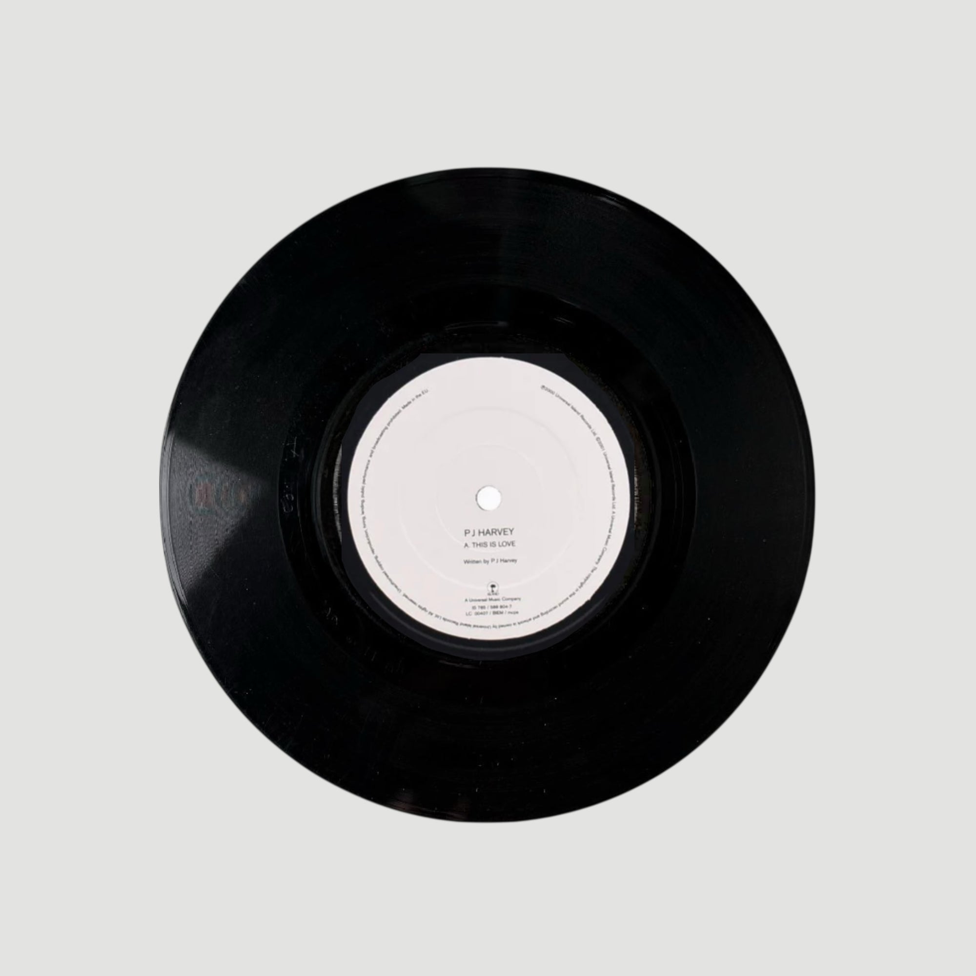 2001 PJ Harvey This Is Love UK 7" Single