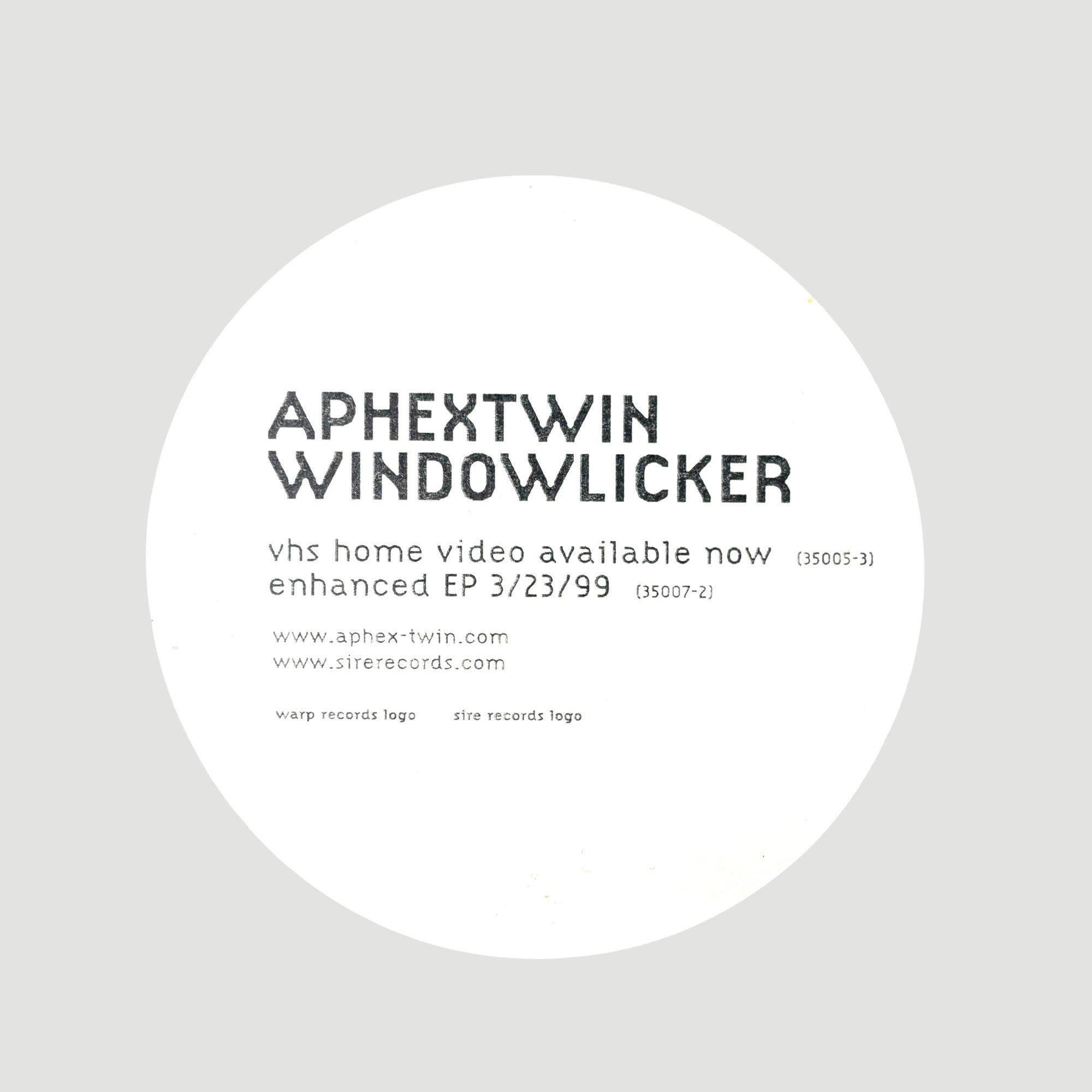 1999 Aphex Twin Windowlicker US Sticker