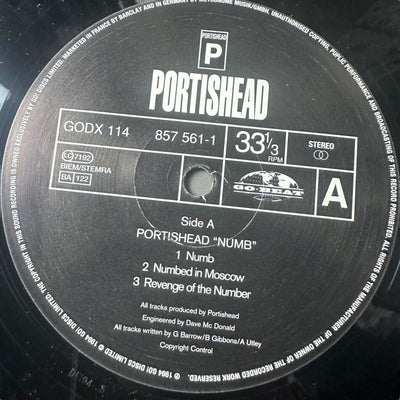 1994 Portishead 'Numb' UK 12" Single