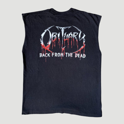 90's Obituary Back from the Dead Cutoff T-Shirt