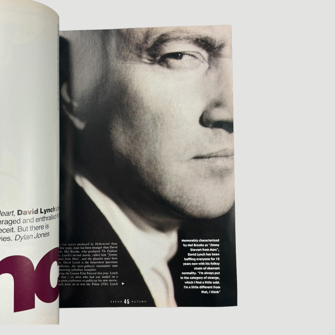 1990 Arena David Lynch Cover Issue