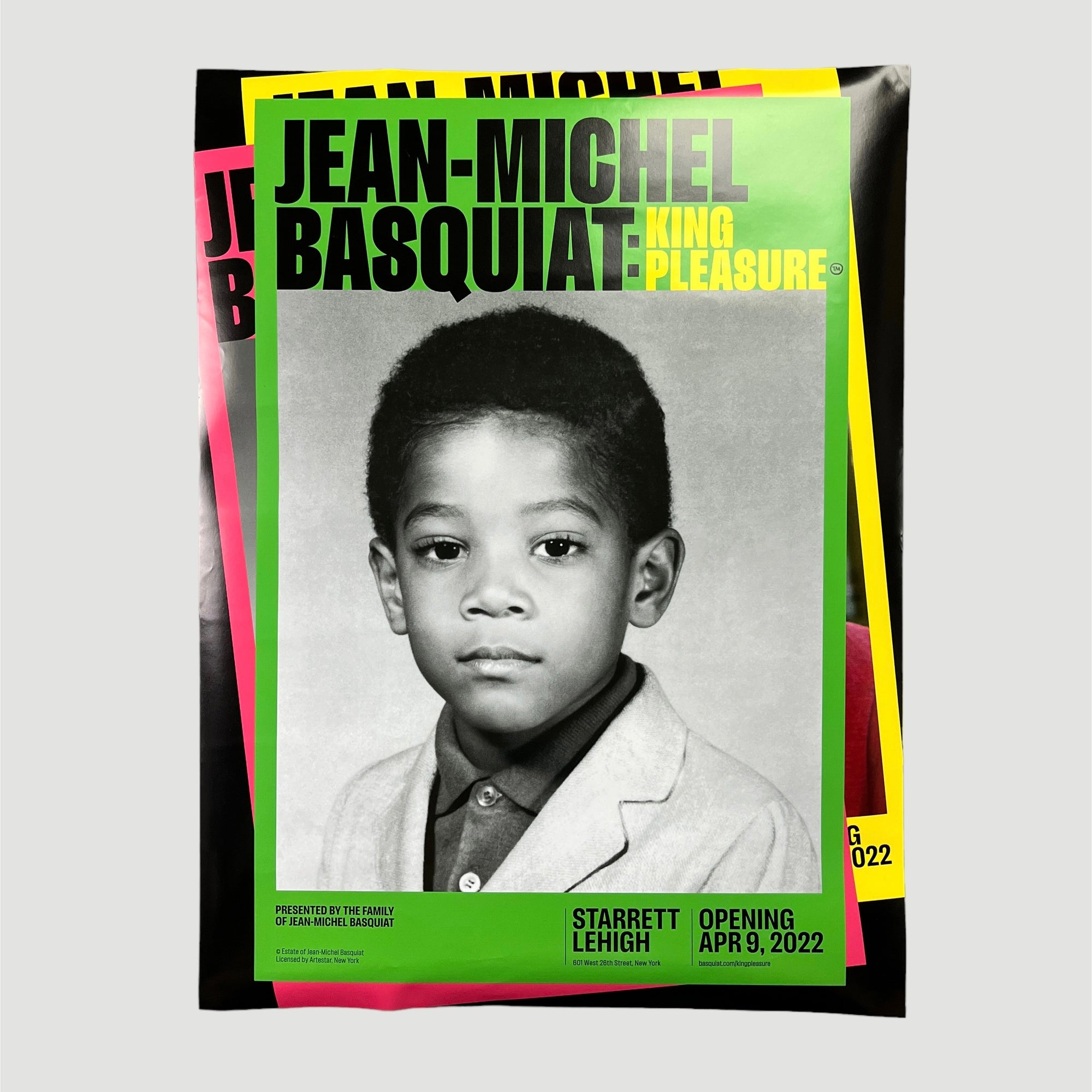 2022 Basquiat King Pleasure Exhibition Poster