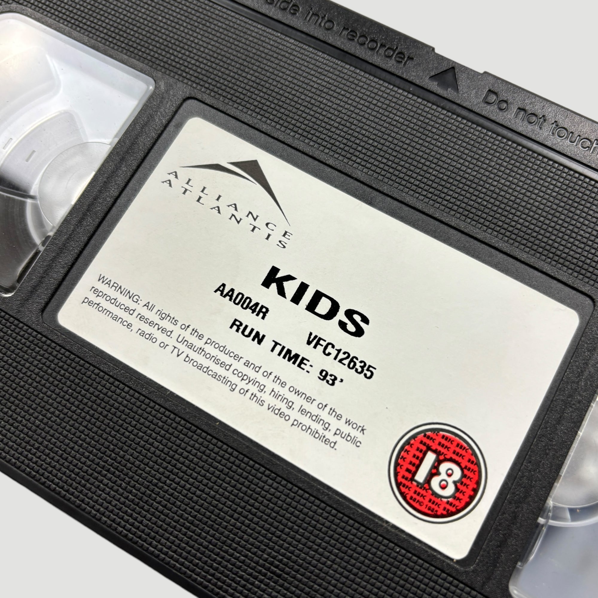 1996 Larry Clark 'KIDS' UK Ex Rental VHS