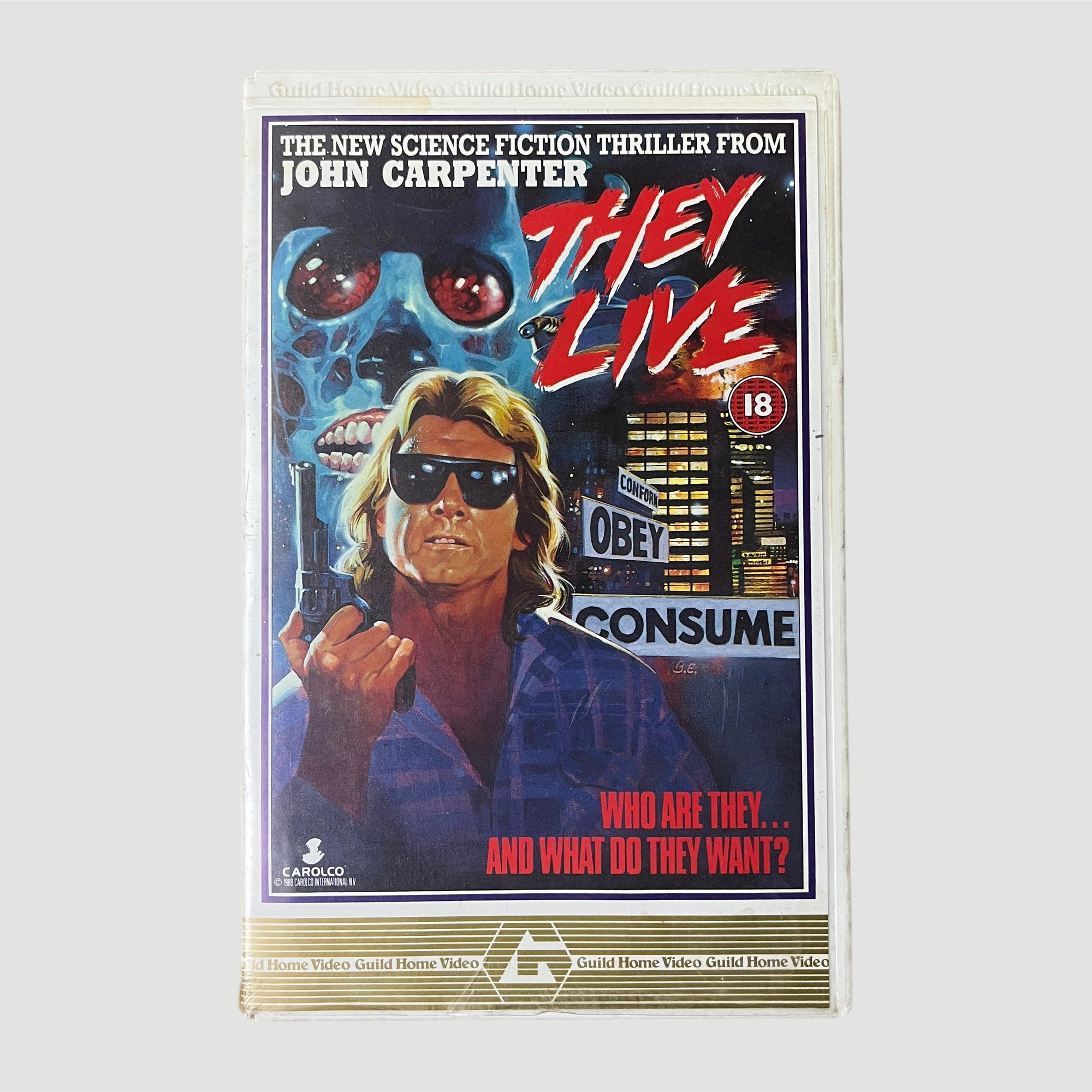 1988 John Carpenter’s 'They Live' Ex Rental VHS