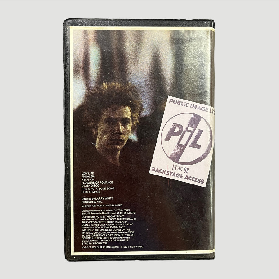 1983 PiL Live in Japan VHS