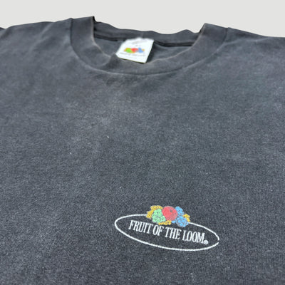 90's Black Basic Fruit of the Loom T-Shirt