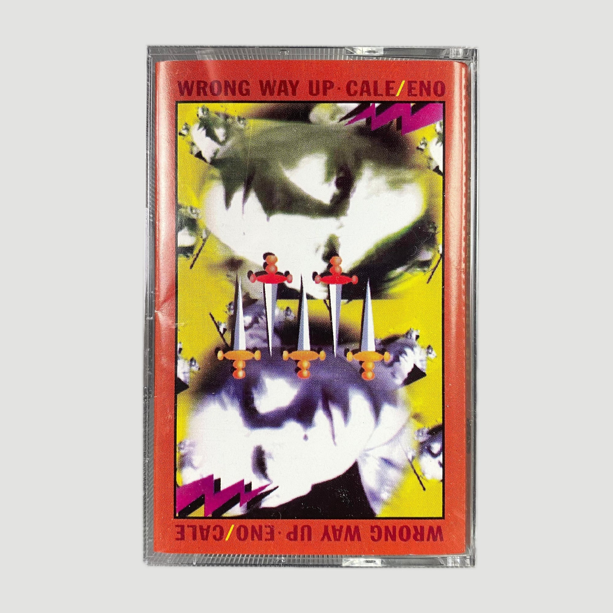 1990 Brian Eno & John Cale 'Wrong Way Up' Cassette