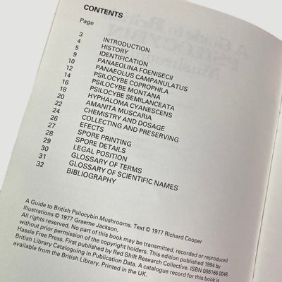 1994 Richard Cooper Guide to British Psilocybin Mushrooms