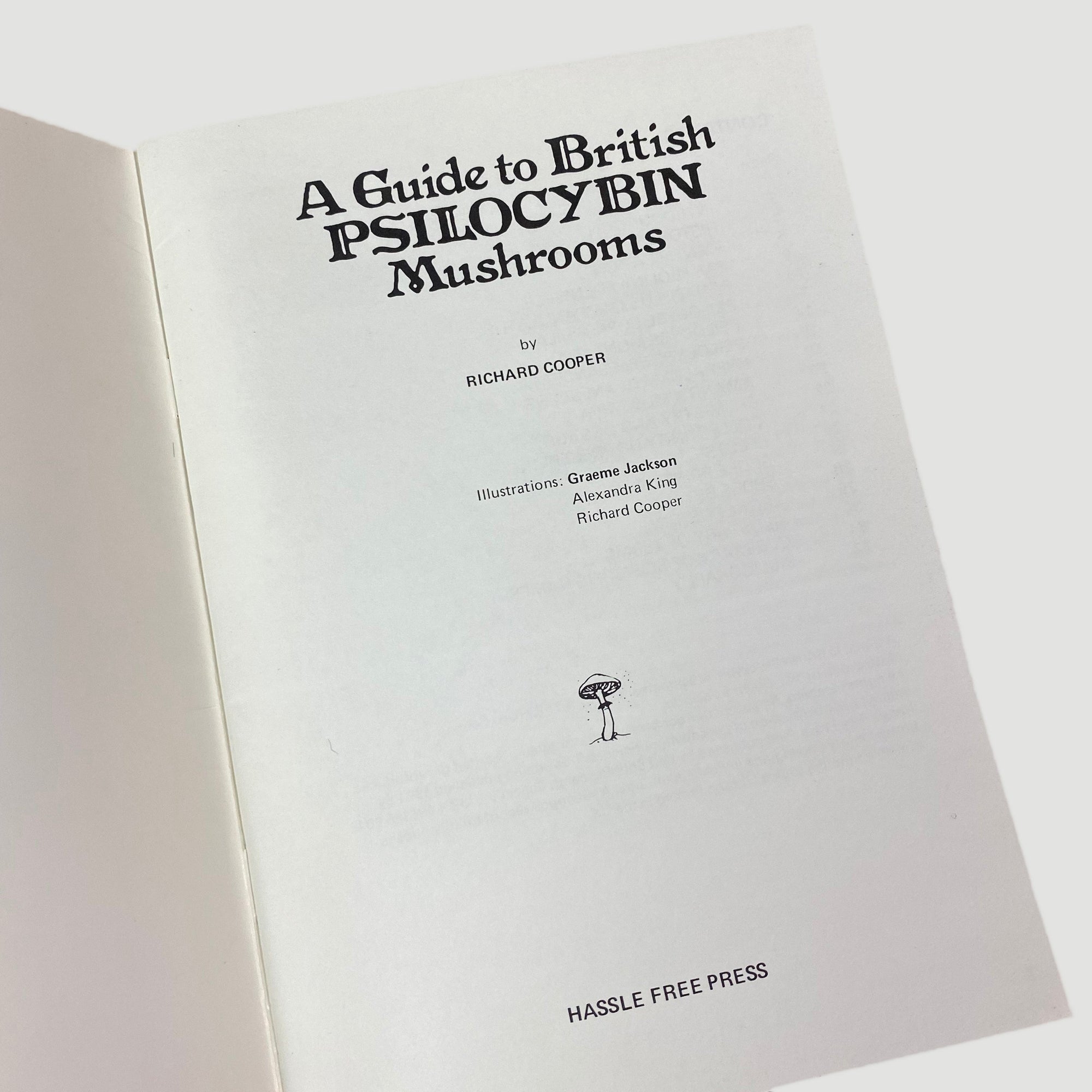 1994 Richard Cooper Guide to British Psilocybin Mushrooms
