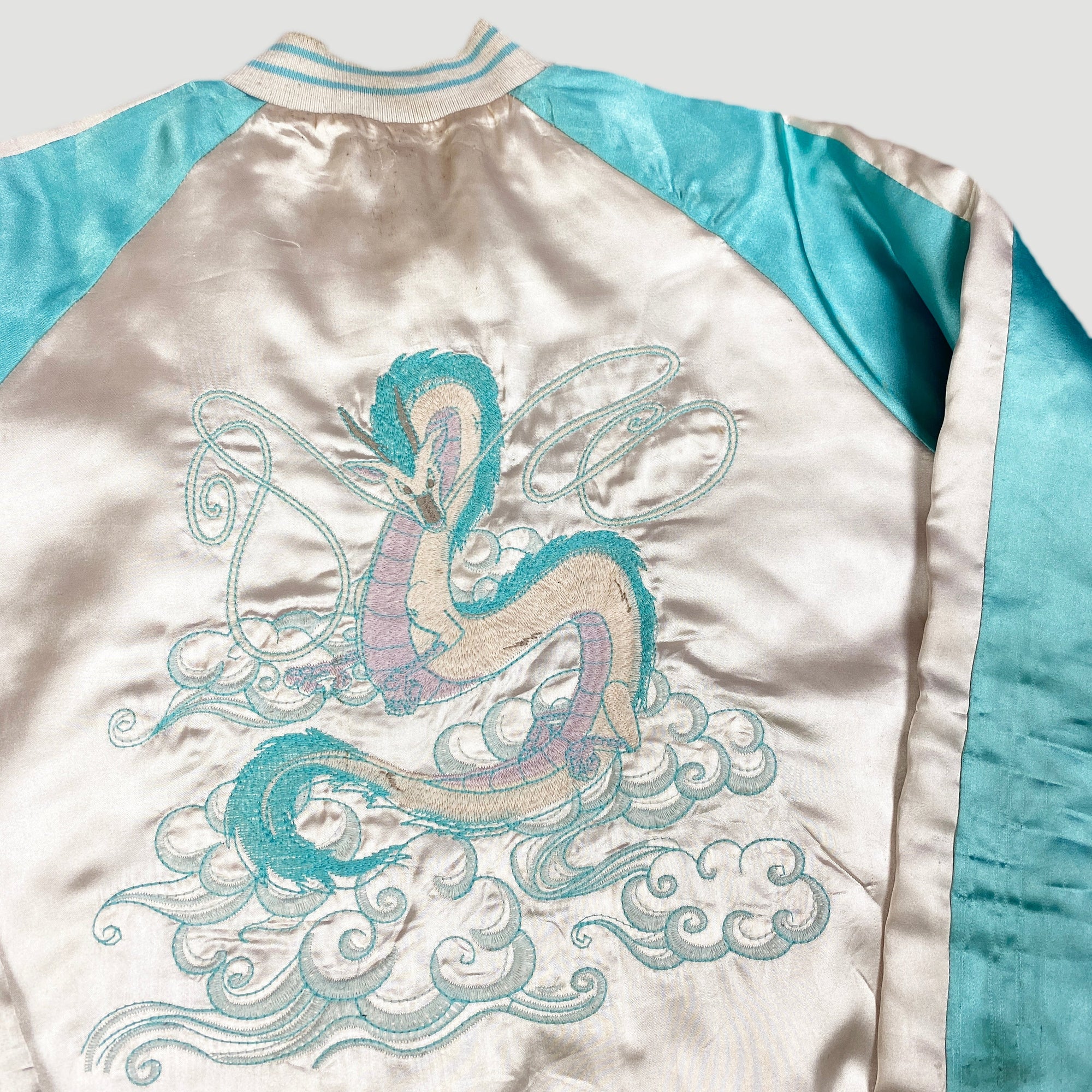 00's Spirited Away 'Haku' Nylon Zip Jacket