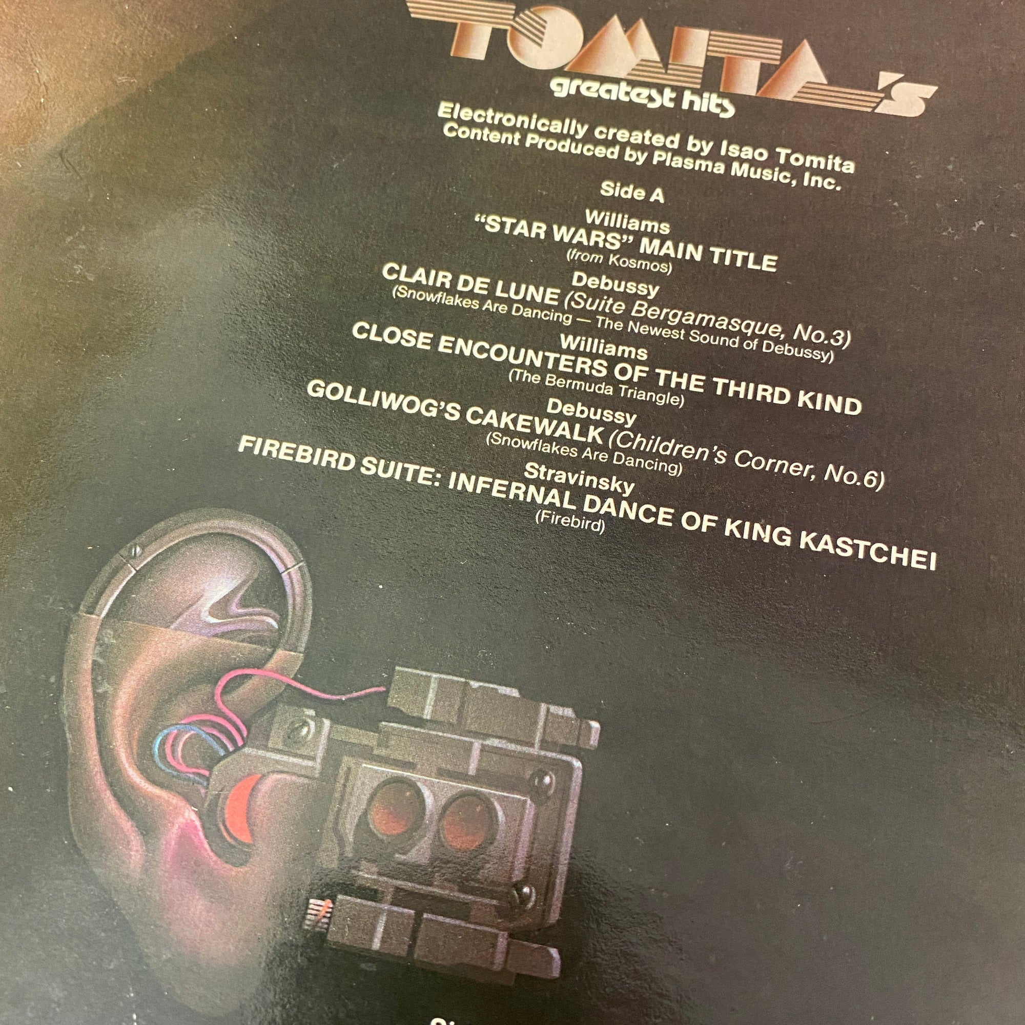 1979 Tomita's Greatest Hits Vinyl LP